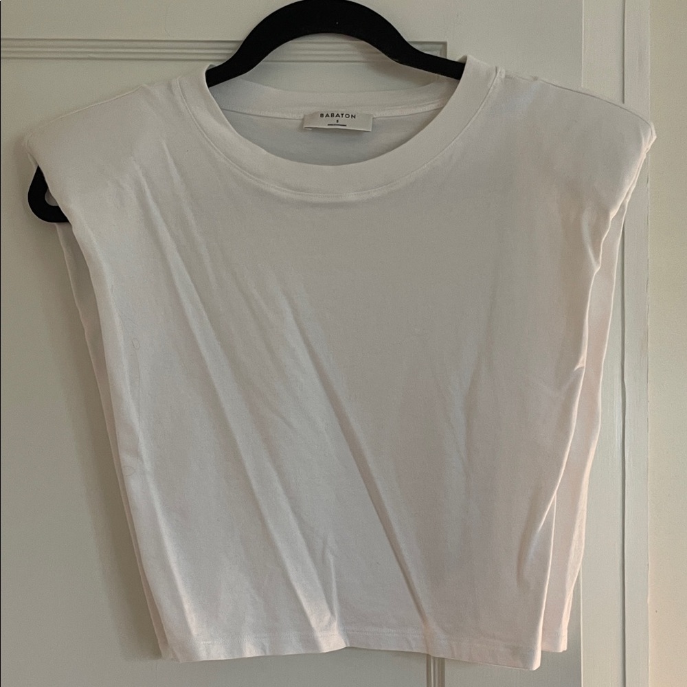 Aritzia tank w/shoulder pads